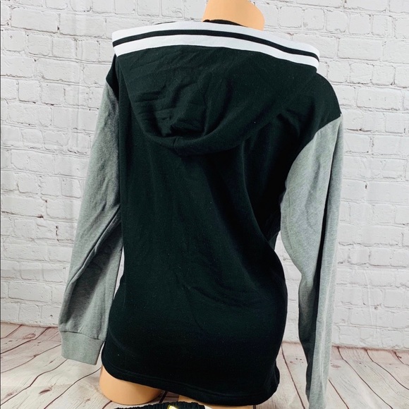 VS PINK Bling Campus Tunic Quarter Zip Hoodie - Picture 4 of 7